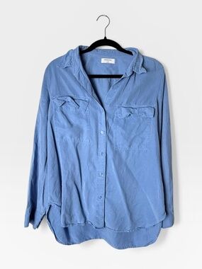 Aritzia Babatón Blue Button Down Long Sleeve Shirt Size Medium (M)